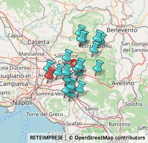 Mappa Via degli Eucalipti, 80033 Cicciano NA, Italia (9.9275)