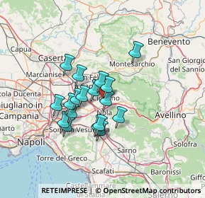 Mappa Via degli Eucalipti, 80033 Cicciano NA, Italia (10.95611)