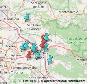 Mappa Via degli Eucalipti, 80033 Cicciano NA, Italia (6.72364)