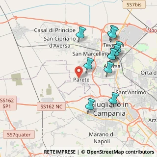 Mappa Via Giambattista Basile, 81030 Parete CE, Italia (4.28545)