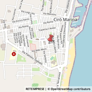 Mappa Via Don Ernesto Terminelli, 7, 88811 Cirò Marina, Crotone (Calabria)