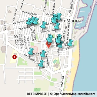 Mappa Via Don Ernesto Terminelli, 88811 Cirò Marina KR, Italia (0.2295)