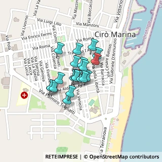 Mappa Via Aldo Moro, 88811 Cirò Marina KR, Italia (0.1385)
