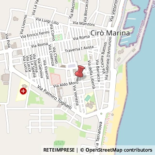 Mappa Via Aldo Moro, 18, 88811 Cirò Marina, Crotone (Calabria)