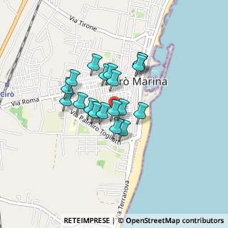 Mappa Via Aldo Moro, 88811 Cirò Marina KR, Italia (0.332)