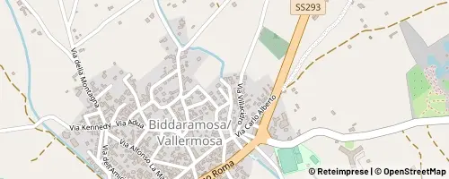 Mappa Vallermosa