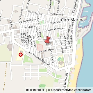 Mappa Via Risorgimento, 88811 Cirò Marina, Crotone (Calabria)