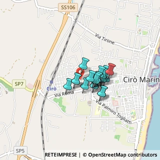 Mappa Via Massa Carrara, 88811 Cirò Marina KR, Italia (0.2685)