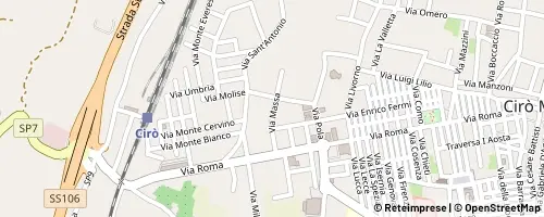 Mappa Cirò Marina