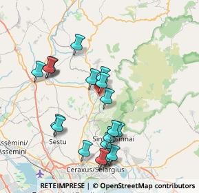 Mappa Via delle Mimose, 09041 Dolianova CA, Italia (8.6025)