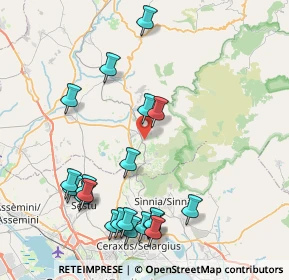 Mappa Via delle Mimose, 09041 Dolianova CA, Italia (10.2655)