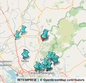 Mappa Via delle Mimose, 09041 Dolianova CA, Italia (9.2995)