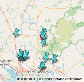 Mappa Via delle Mimose, 09041 Dolianova CA, Italia (9.413)