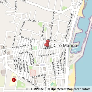Mappa Via Roma, 54, 88811 Cir? Marina KR, Italia, 88811 Cirò, Crotone (Calabria)