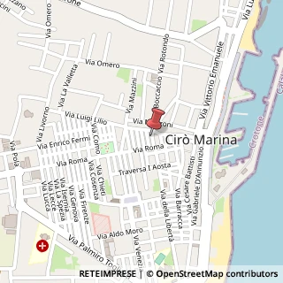 Mappa Via Avellino, 9, 88812 Cirò Marina, Crotone (Calabria)
