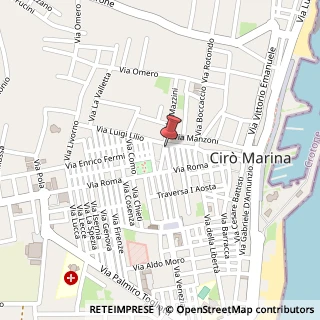 Mappa Via brindisi 3, 88811 Cirò Marina, Crotone (Calabria)