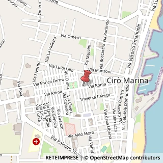 Mappa Via Roma, 73, 88811 Cirò Marina, Crotone (Calabria)
