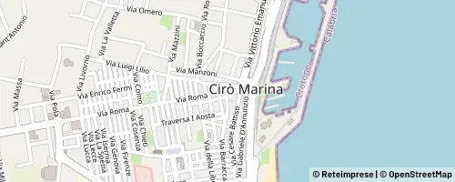 Mappa Cirò Marina