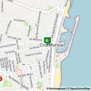 Mappa Via Roma, 13, 88811 Cirò Marina, Crotone (Calabria)