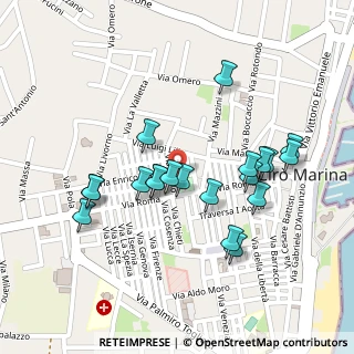 Mappa Via Como, 88811 Cirò Marina KR, Italia (0.241)