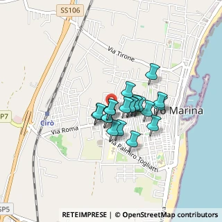 Mappa Via Livorno, 88811 Cirò Marina KR, Italia (0.2885)