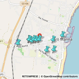 Mappa Via Livorno, 88811 Cirò Marina KR, Italia (0.39455)