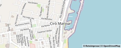 Mappa Cirò Marina