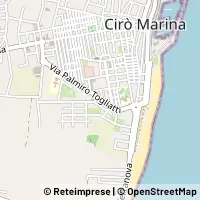 Kort Cirò Marina