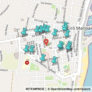 Mappa Via Cosenza, 88811 Cirò Marina KR, Italia (0.235)