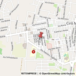 Mappa Via Isernia, 88811 Cir? Marina KR, Italia, 88811 Cirò Marina, Crotone (Calabria)