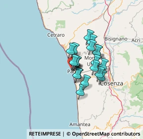 Mappa Via S. Agata, 87027 Paola CS, Italia (8.942)