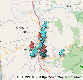 Mappa Via Stradelli, 87036 Rende CS, Italia (5.64412)