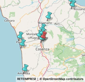 Mappa Via Stradelli, 87036 Rende CS, Italia (15.57909)