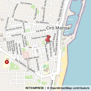 Mappa Via della Libertà, 29, 88811 Cirò Marina, Crotone (Calabria)