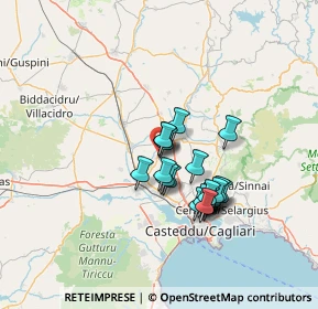 Mappa Via Atzedi, 09026 San Sperate CA, Italia (11.6515)