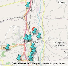 Mappa Via G. Sapeto, 87036 Rende CS, Italia (2.48462)