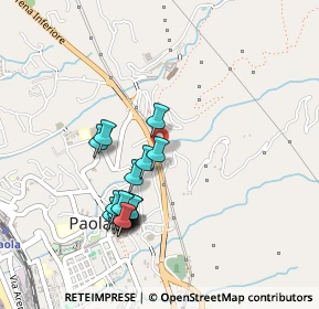 Mappa Via San Francesco, 87027 Paola CS, Italia (0.4915)