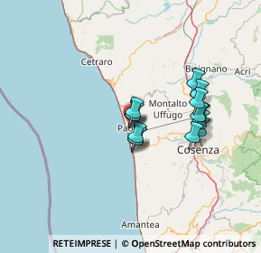 Mappa Via San Francesco, 87027 Paola CS, Italia (11.34286)