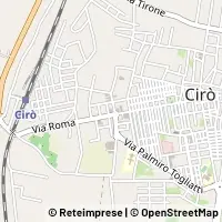 Kort Cirò Marina