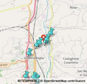 Mappa Via Vittorio Bottego, 87036 Cosenza CS, Italia (2.58917)