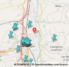 Mappa Via Vittorio Bottego, 87036 Cosenza CS, Italia (2.474)