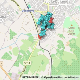Mappa Via delle Ortensie, 09041 Dolianova CA, Italia (0.43333)