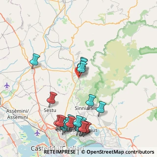 Mappa Via delle Ortensie, 09041 Dolianova CA, Italia (10.9575)