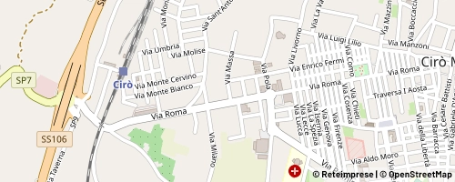 Mappa Cirò Marina
