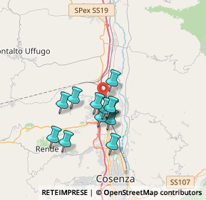 Mappa Cristoforo Colombo, 87036 Quattromiglia CS, Italia (2.91917)