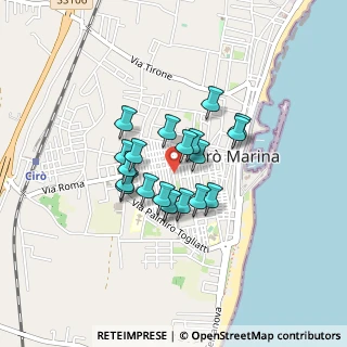 Mappa Complesso residenziale Centro Roma, 88811 Cirò Marina KR, Italia (0.3205)
