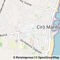 Mapa Cirò Marina