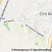 Kort Cirò Marina