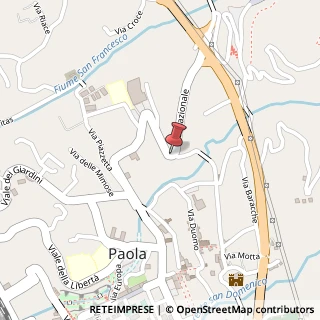 Mappa Via Nazionale, 117, 87027 Paola CS, Italia, 87027 Paola, Cosenza (Calabria)