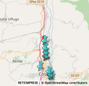 Mappa Via G.di Pian del Carpine, 87036 Rende CS, Italia (4.48818)